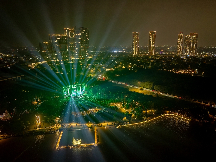 Sự kiện diễn ra giữa không gian xanh rộng lớn của đại đô thị Ecopark Sự kiện diễn ra giữa không gian xanh rộng lớn của đại đô thị Ecopark