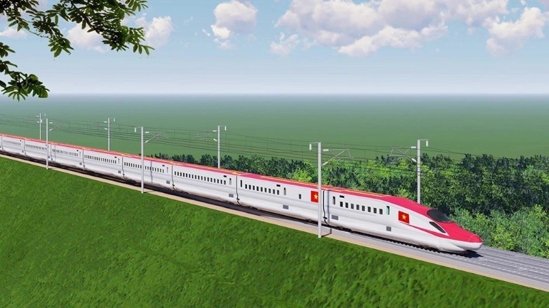 Đường sắt tốc độ cao Bắc-Nam. Ảnh: Bộ Xây dựng Đường sắt tốc độ cao Bắc-Nam. Ảnh: Bộ Xây dựng
