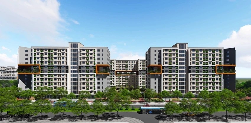 Dự án nhà ở xã hội CT3 tại khu đô thị mới Kim Chung (xã Thiên Lộc, TP Hà Nội)