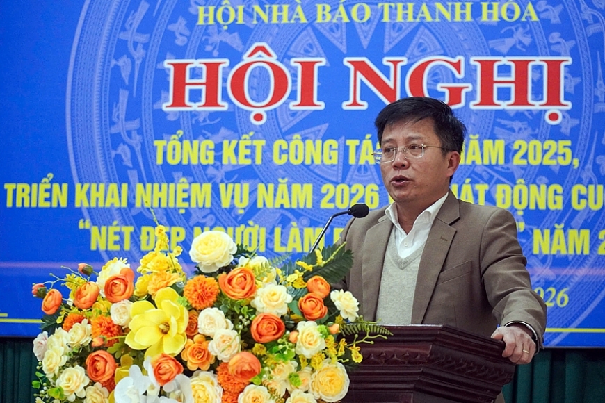 Hội Nhà báo Thanh Hóa tổ chức hội nghị tổng kết công tác năm 2025 Hội Nhà báo Thanh Hóa tổ chức hội nghị tổng kết công tác năm 2025