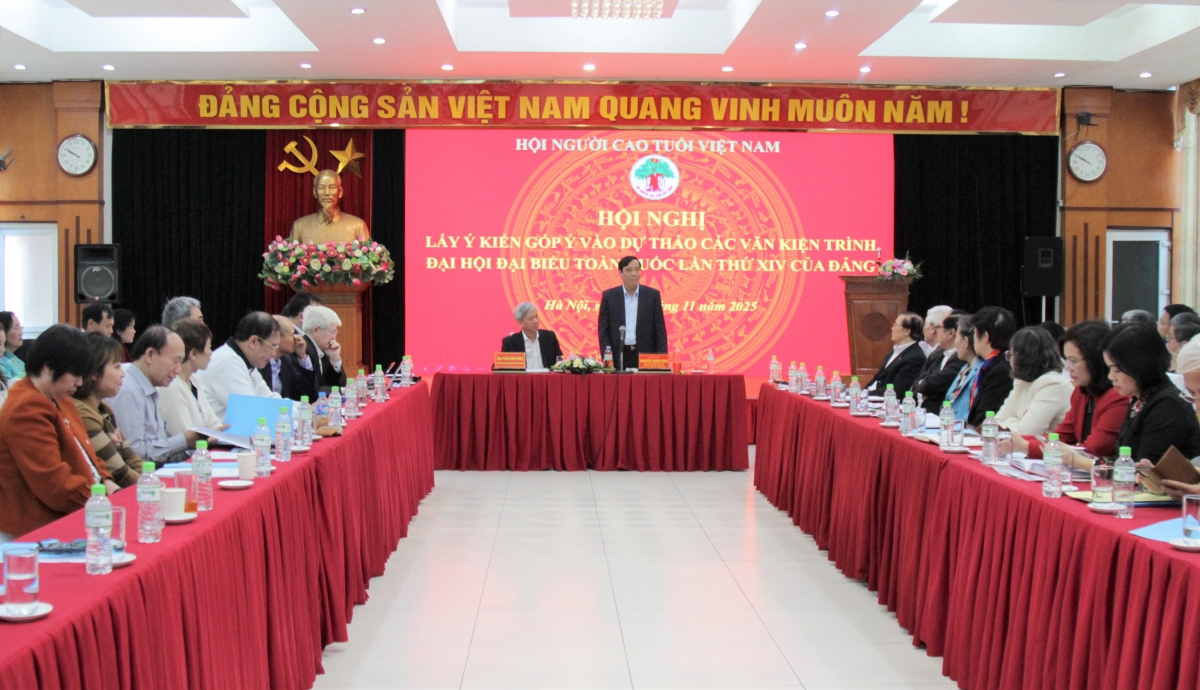 Hội NCT Việt Nam tổ chức Hội nghị góp ý văn kiện trình Đại hội XIV của Đảng Hội NCT Việt Nam tổ chức Hội nghị góp ý văn kiện trình Đại hội XIV của Đảng
