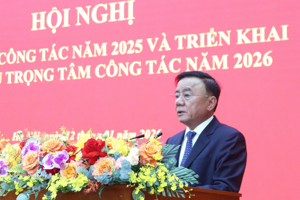 Thường trực Ban Bí thư Trần Cẩm Tú phát biểu tại Hội nghị