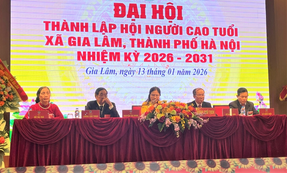 Đại hội thành lập Hội NCT xã Gia Lâm Đại hội thành lập Hội NCT xã Gia Lâm