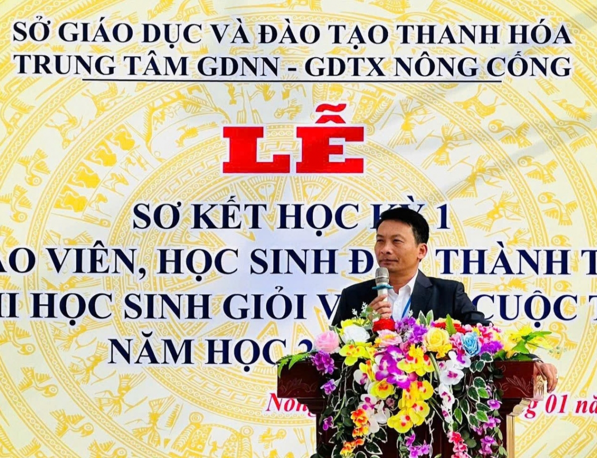 Ông Lê Ngọc Lợi Giám đốc Trung tâm GDNN–GDTX Nông Cống Ông Lê Ngọc Lợi Giám đốc Trung tâm GDNN–GDTX Nông Cống