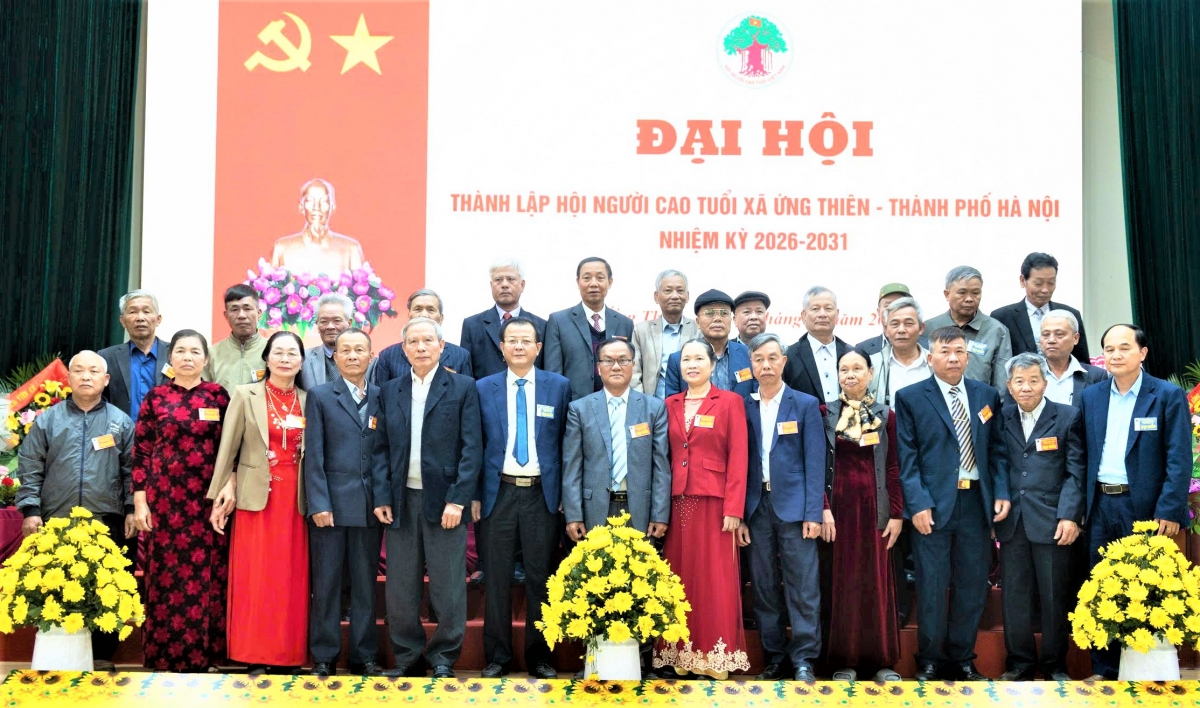 Ra mắt Ban Chấp Hội NCT xã Ứng Thiên nhiệm kỳ 2026-2031 Ra mắt Ban Chấp Hội NCT xã Ứng Thiên nhiệm kỳ 2026-2031