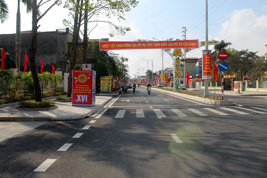 Xã Hoằng Hóa trang hoàng rực rỡ trước ngày bầu cử Xã Hoằng Hóa trang hoàng rực rỡ trước ngày bầu cử