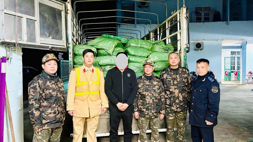 Bắt giữ 3,335 tấn lá thuốc lá sấy khô của Chi cục Hải quan Khu vực XVI. Bắt giữ 3,335 tấn lá thuốc lá sấy khô của Chi cục Hải quan Khu vực XVI.