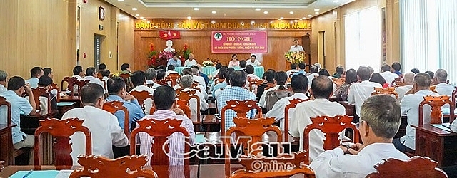 Quang cảnh tại Hội nghị. Ảnh Báo Cà Mau Quang cảnh tại Hội nghị. Ảnh Báo Cà Mau