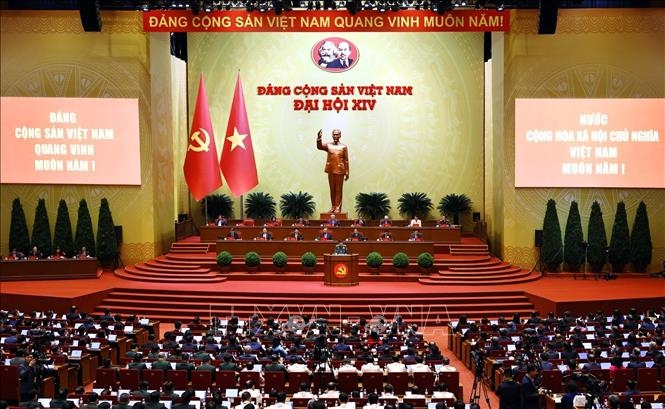 Phiên thảo luận tại hội trường về các văn kiện Đại hội, sáng 21/1