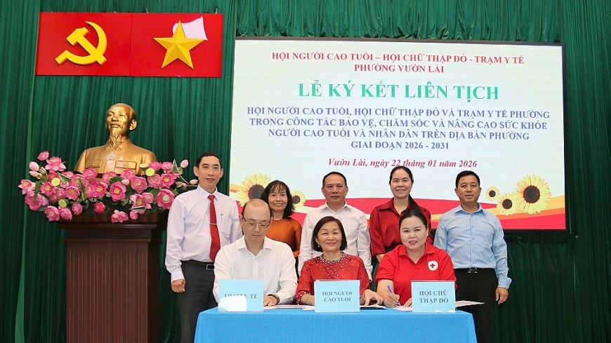Ký kết liên tịch giữa Hội Chữ Thập Đỏ – Hội Người cao tuổi – Trạm Y tế phường Ký kết liên tịch giữa Hội Chữ Thập Đỏ – Hội Người cao tuổi – Trạm Y tế phường