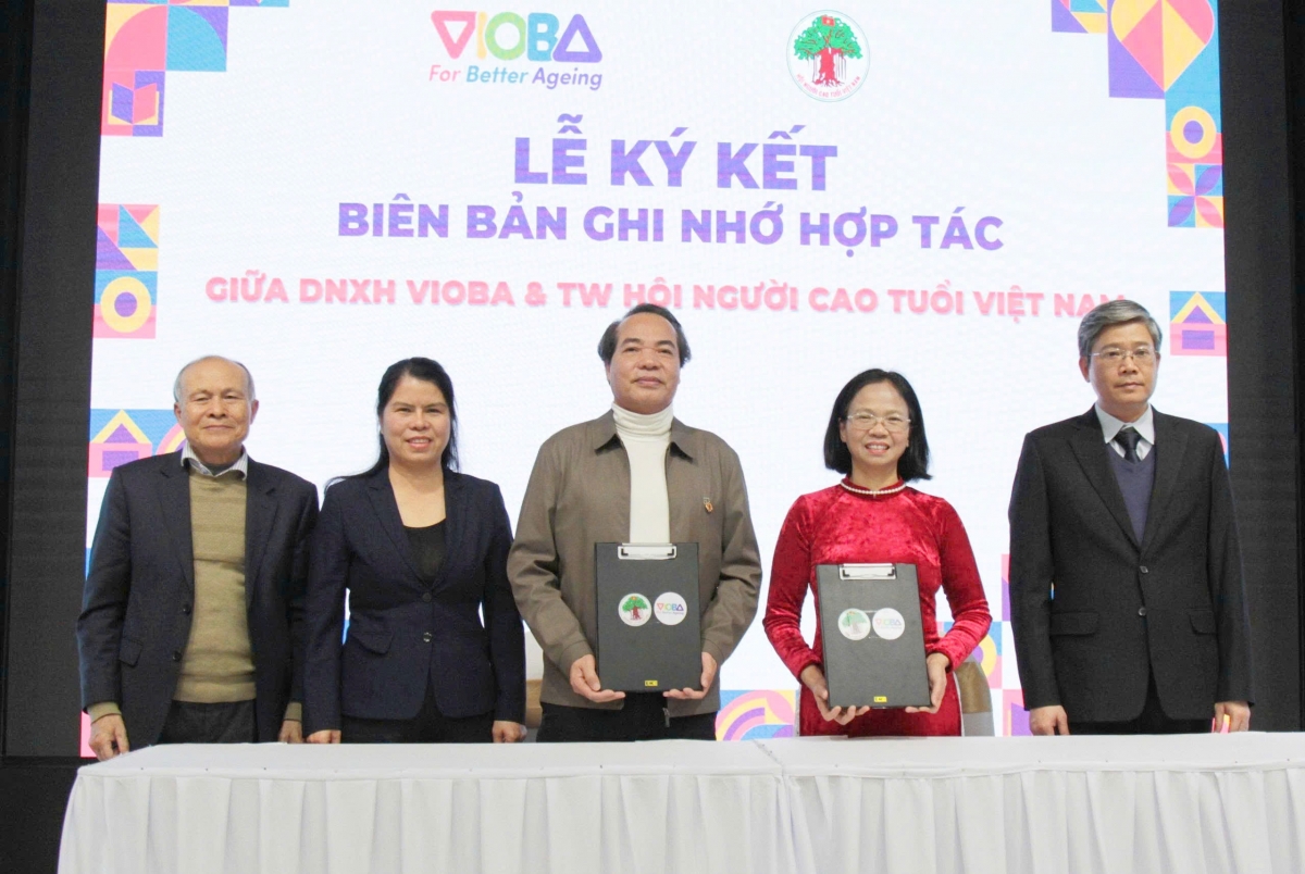 VIOBA ký kết biên bản ghi nhớ hợp tác với Trung ương Hội NCT Việt Nam VIOBA ký kết biên bản ghi nhớ hợp tác với Trung ương Hội NCT Việt Nam