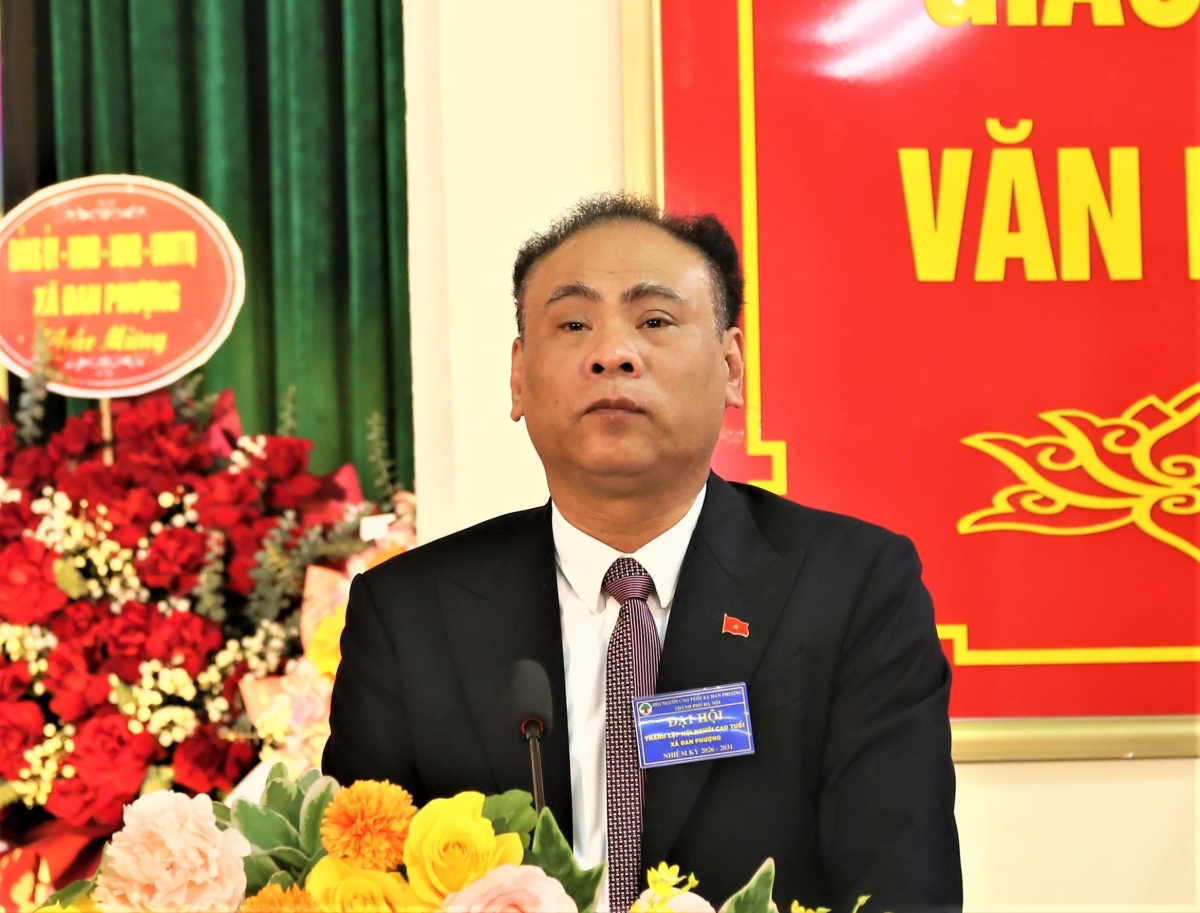 Ông Nguyễn Gia Hiển phát biểu Ông Nguyễn Gia Hiển phát biểu