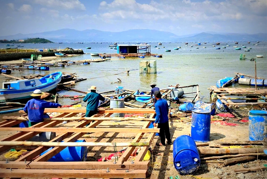Làng biển hồi sinh sau bão dữ