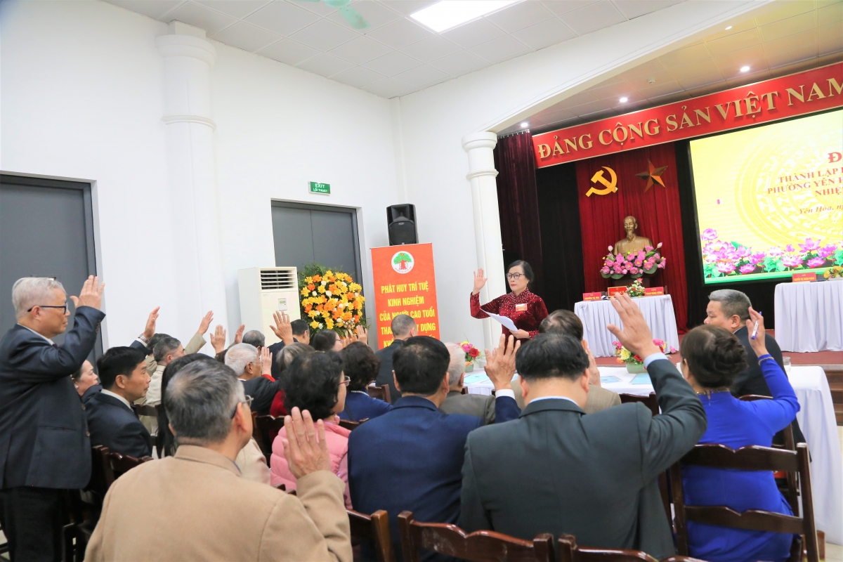 Hội nghị Ban Chấp hành Hội NCT phường Yên Hòa lần thứ nhất Hội nghị Ban Chấp hành Hội NCT phường Yên Hòa lần thứ nhất