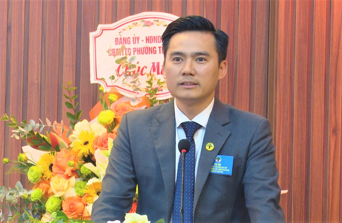 Ông Lý Duy Xuân phát biểu Ông Lý Duy Xuân phát biểu