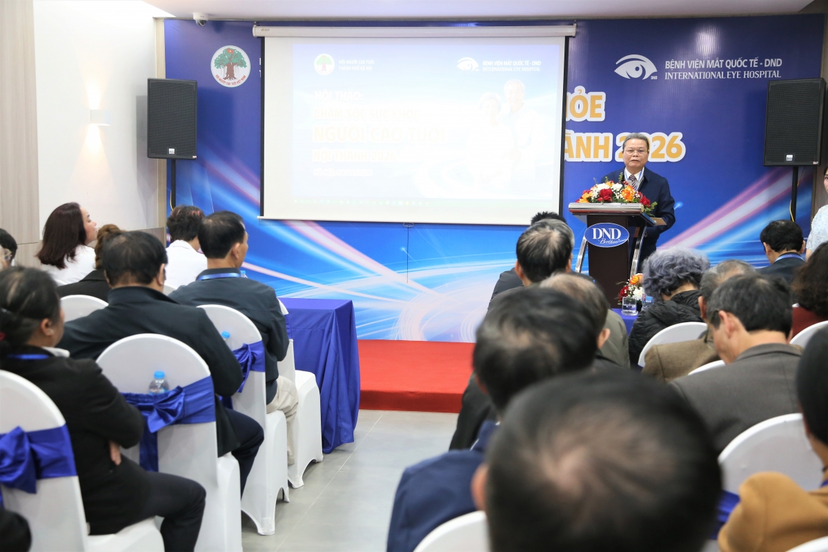 Ông Phạm Huy Giáp phát biểu