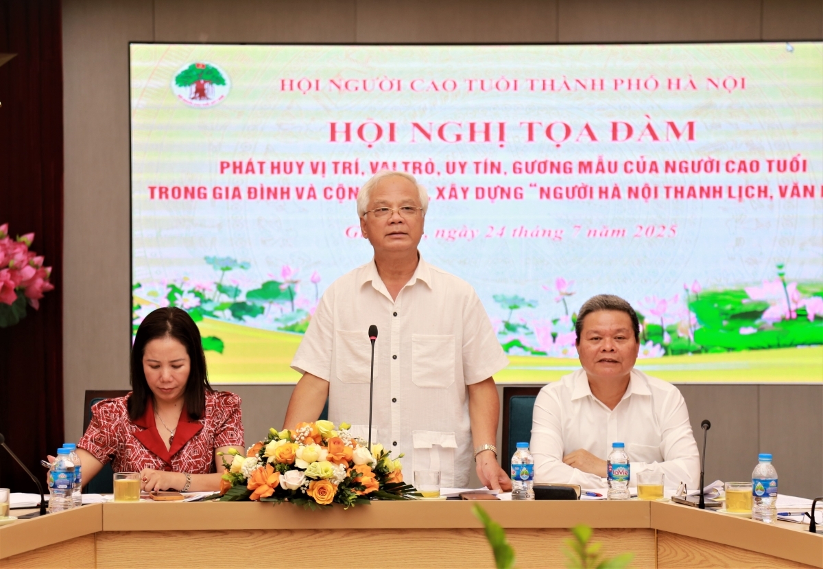 Hội nghị tọa đàm phát huy vai trò, uy tín, gương mẫu của NCT xây dựng người Hà Nội thanh lịch, văn minh do Hội NCT TP Hà Nội tổ chức Hội nghị tọa đàm phát huy vai trò, uy tín, gương mẫu của NCT xây dựng người Hà Nội thanh lịch, văn minh do Hội NCT TP Hà Nội tổ chức