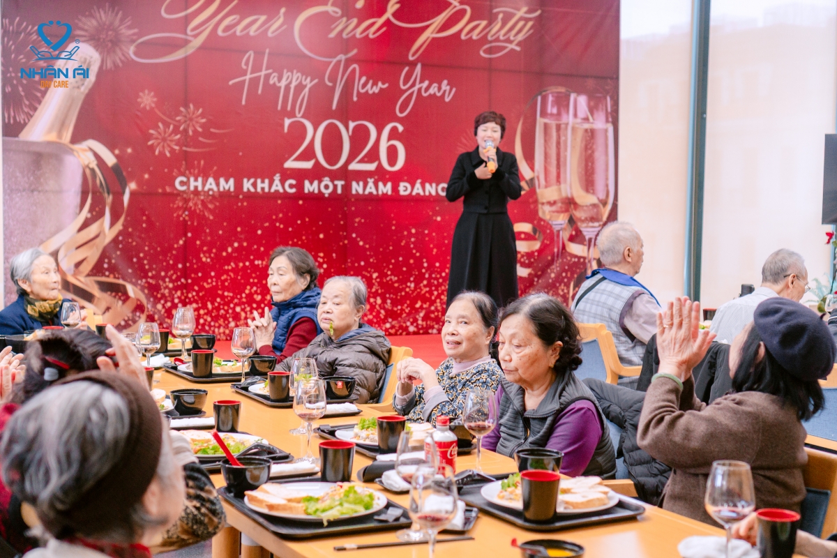 Liên hoan chào năm mới 2026 ở Trung tâm Chăm sóc NCT Nhân Ái Liên hoan chào năm mới 2026 ở Trung tâm Chăm sóc NCT Nhân Ái