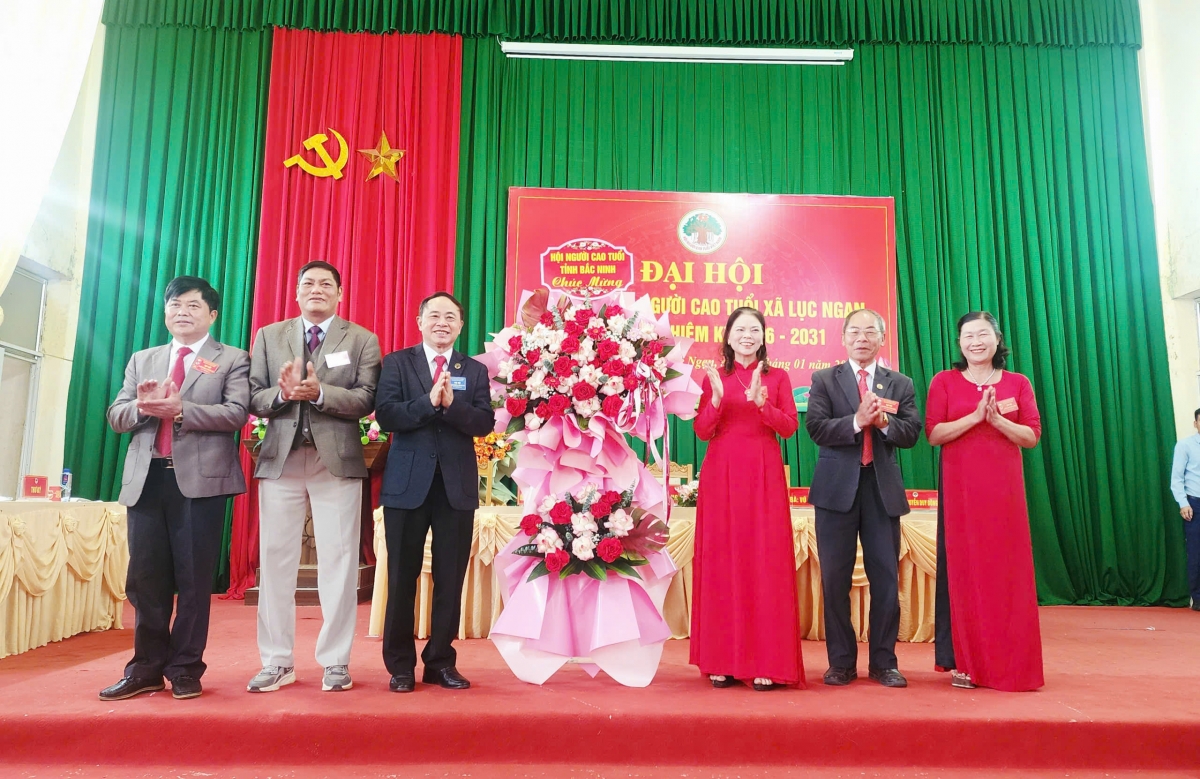 Đại hội đại biểu Hội NCT xã Lục Ngạn, tỉnh Bắc Ninh lần thứ Nhất