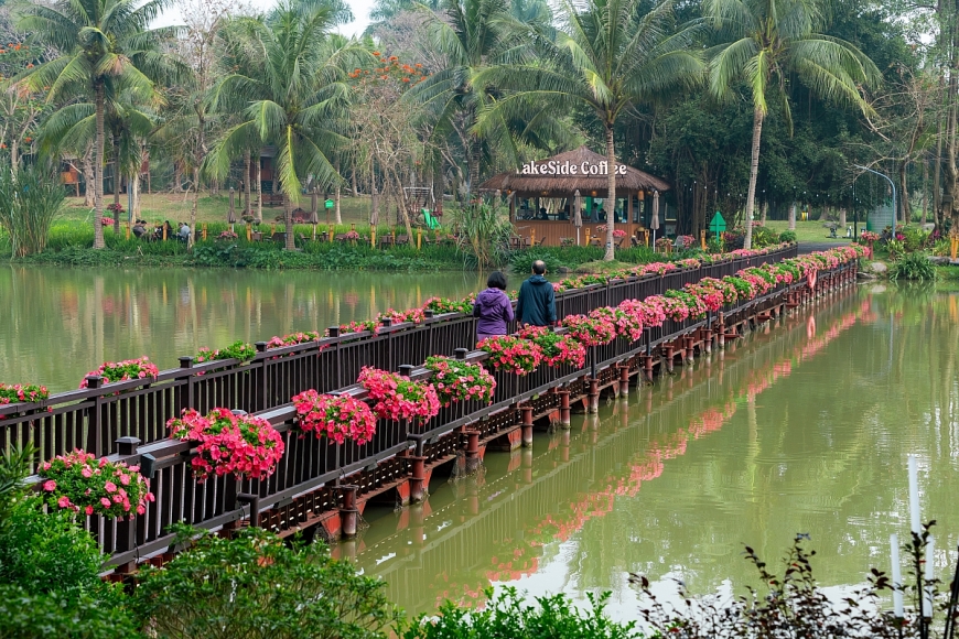 Thong dong tản bộ, thư giãn tại công viên Hồ Thiên Nga Thong dong tản bộ, thư giãn tại công viên Hồ Thiên Nga