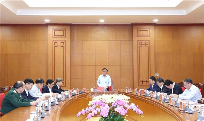 Thường trực Ban Bí thư Trần Cẩm Tú chủ trì Cuộc họp Thường trực Ban Bí thư Trần Cẩm Tú chủ trì Cuộc họp