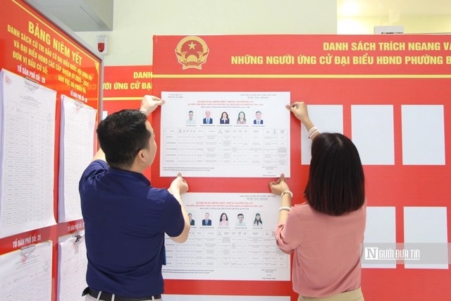 Ngay sau khi có danh sách chính thức, các địa phương đã tiến hành niêm yết công khai danh sách chính thức những người ứng cử đại biểu Quốc hội khóa XVI và đại biểu HĐND các cấp nhiệm kỳ 2026-2031 trên địa bàn (Ảnh: Hữu Thắng) Ngay sau khi có danh sách chính thức, các địa phương đã tiến hành niêm yết công khai danh sách chính thức những người ứng cử đại biểu Quốc hội khóa XVI và đại biểu HĐND các cấp nhiệm kỳ 2026-2031 trên địa bàn (Ảnh: Hữu Thắng)