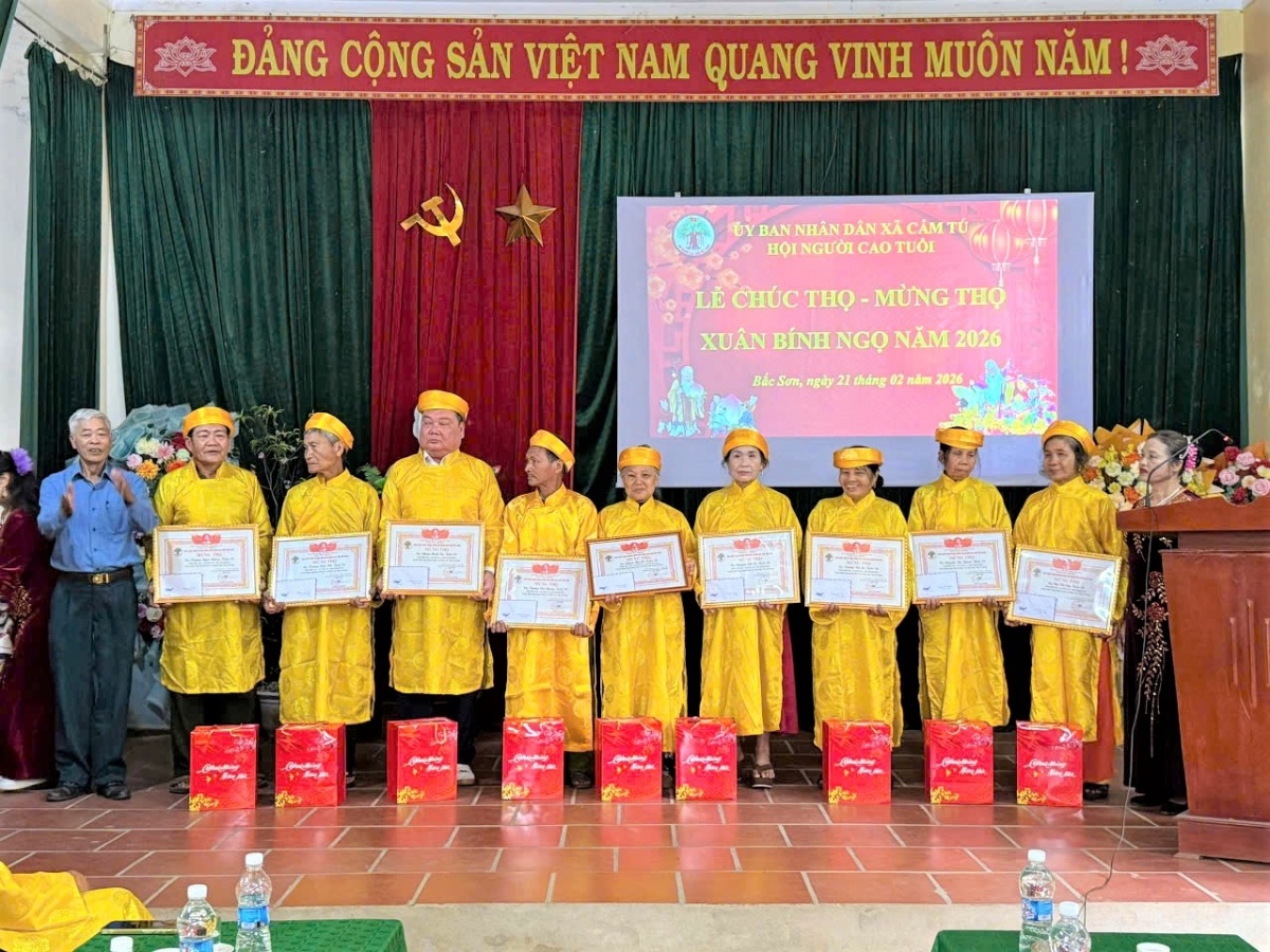 Mừng thọ NCT xã Cẩm Tú, tỉnh Thanh Hóa