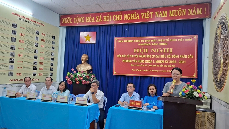 Ứng cử viên Trần Thị Kế, Trưởng phòng Văn hóa – Xã hội phường Tân Hưng Ứng cử viên Trần Thị Kế, Trưởng phòng Văn hóa – Xã hội phường Tân Hưng