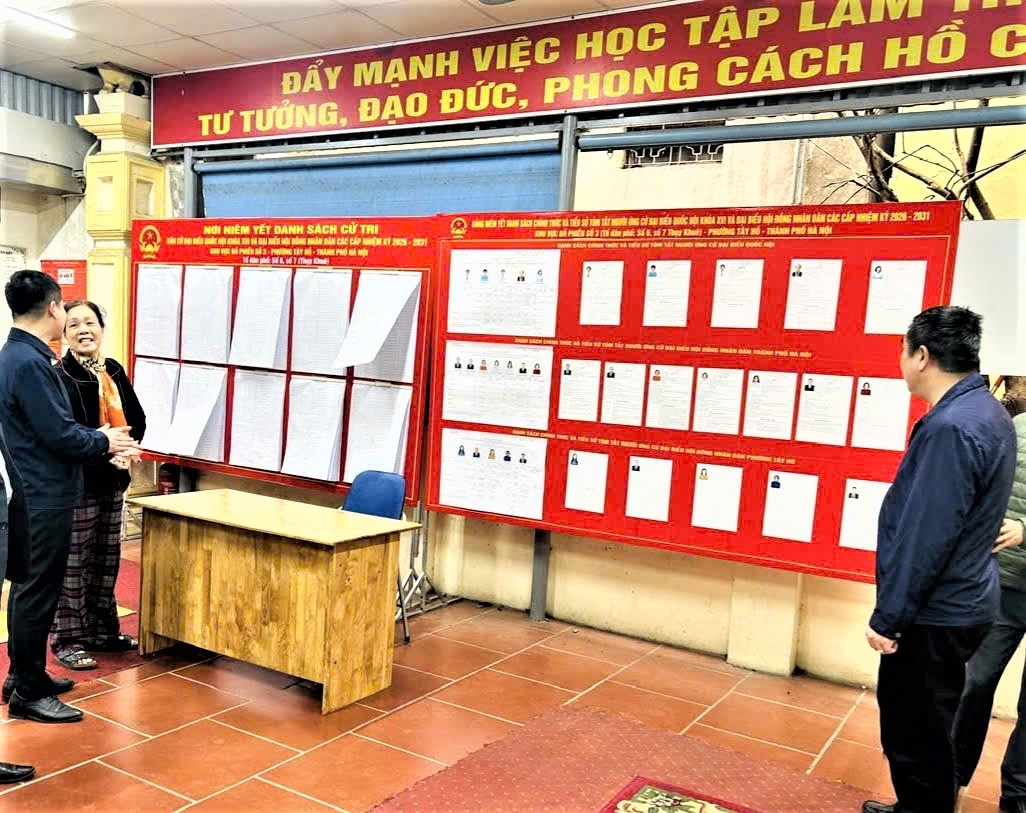 NCT phường Tây Hồ gương mẫu, trách nhiệm tham gia công tác bầu cử ở địa phương