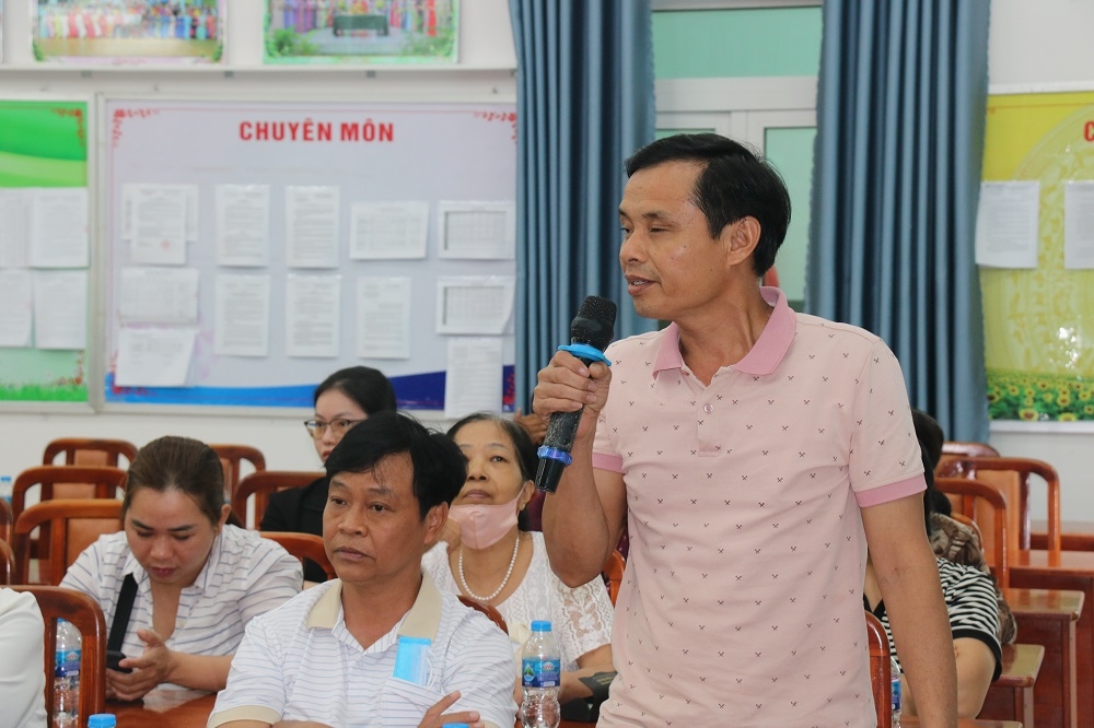 Cử tri phường Tân Mỹ quan tâm các vấn đề dân sinh