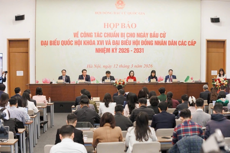 Họp báo công tác chuẩn bị bầu cử Quốc hội khóa XVI và HĐND các cấp Họp báo công tác chuẩn bị bầu cử Quốc hội khóa XVI và HĐND các cấp