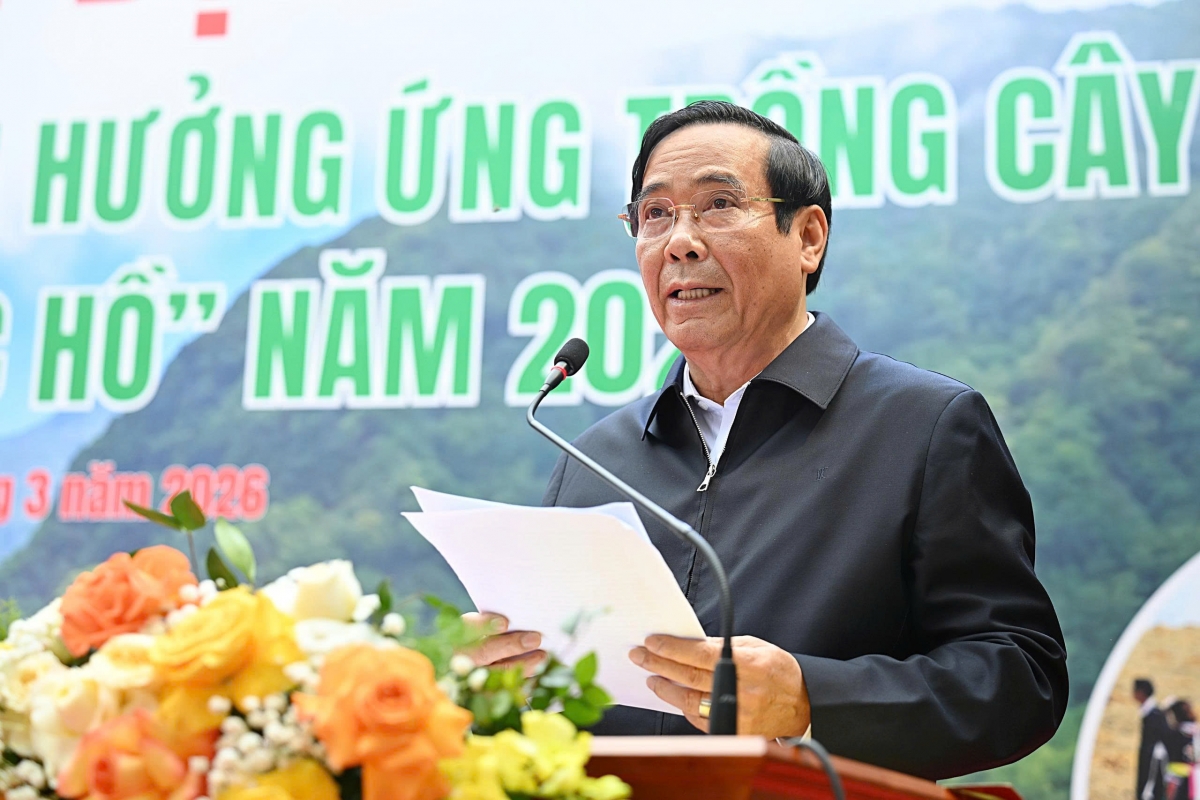 Chủ tịch Nguyễn Thanh Bình phát biểu tại Lễ phát động Chủ tịch Nguyễn Thanh Bình phát biểu tại Lễ phát động