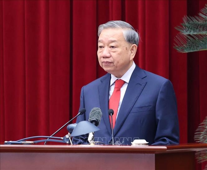 Tổng Bí thư Tô Lâm phát biểu khai mạc Hội nghị lần thứ hai Ban Chấp hành Trung ương Đảng khoá XIV Tổng Bí thư Tô Lâm phát biểu khai mạc Hội nghị lần thứ hai Ban Chấp hành Trung ương Đảng khoá XIV