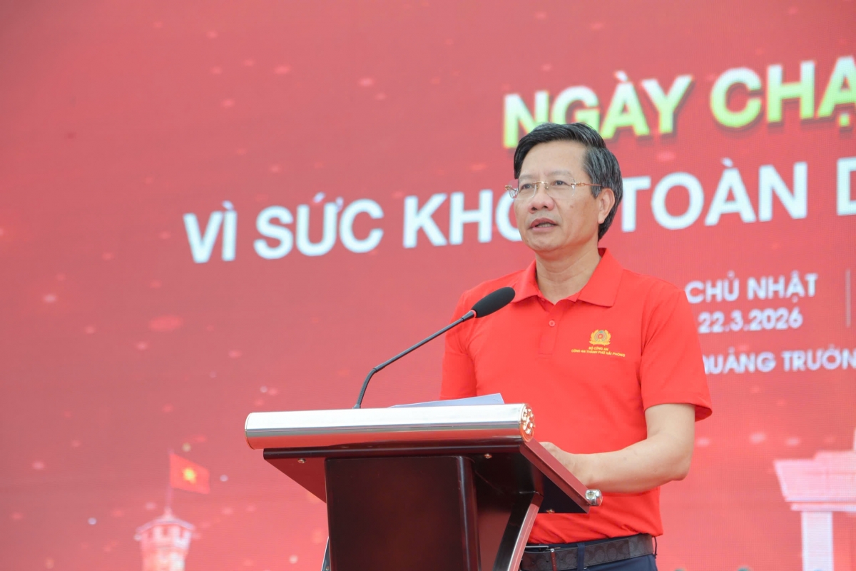 Phó Chủ tịch Thường trực UBND thành phố Lê Anh Quân phát biểu tại sự kiện. Phó Chủ tịch Thường trực UBND thành phố Lê Anh Quân phát biểu tại sự kiện.