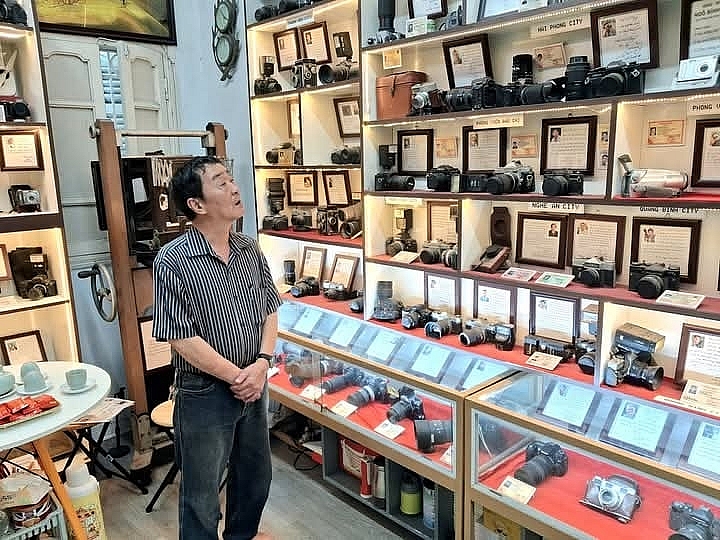 Một góc trong bảo tàng Kí ức nhiếp ảnh Một góc trong bảo tàng Kí ức nhiếp ảnh