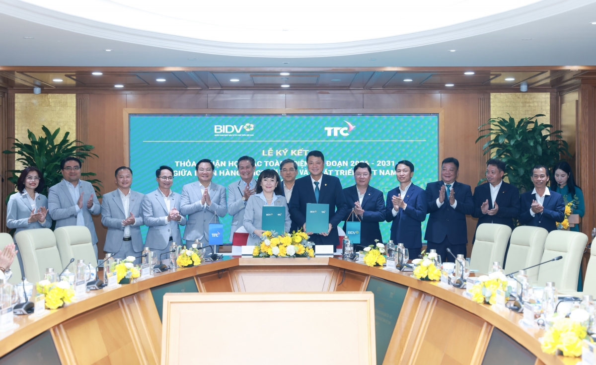 BIDV và TTC tăng cường hợp tác, thúc đẩy phát triển bền vững BIDV và TTC tăng cường hợp tác, thúc đẩy phát triển bền vững