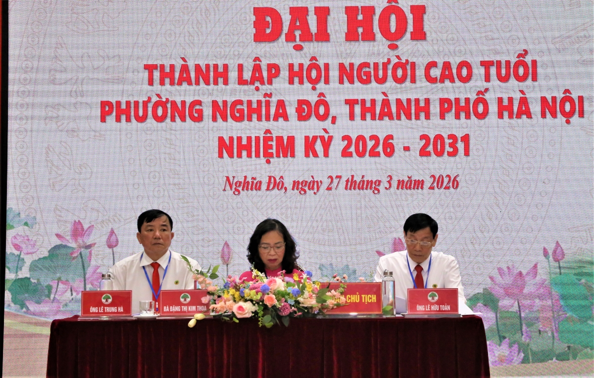Đại hội thành lập Hội NCT phường Nghĩa Đô: Khởi đầu mới, kỳ vọng mới Đại hội thành lập Hội NCT phường Nghĩa Đô: Khởi đầu mới, kỳ vọng mới