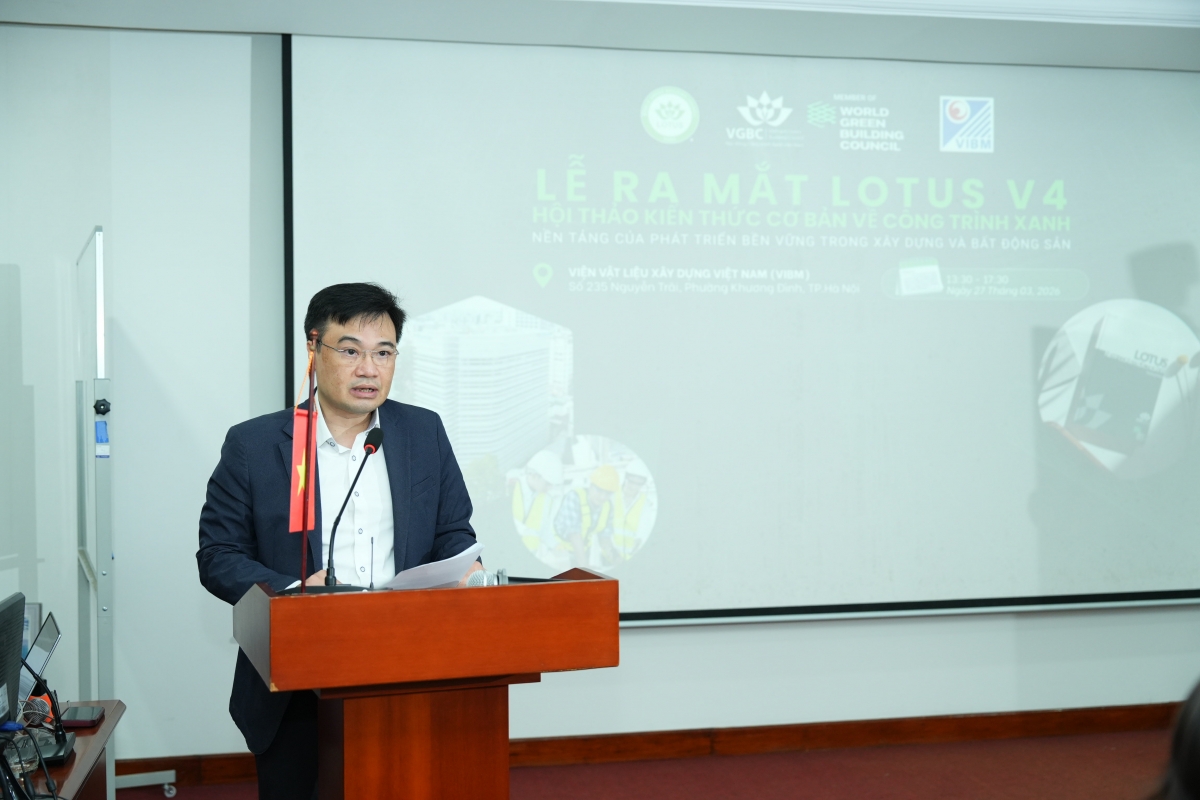 TS. Nguyễn Quang Hiệp - Viện trưởng Viện Vật liệu xây dựng 