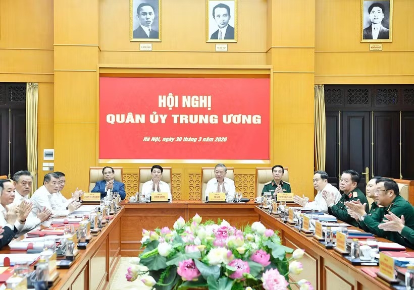 Tổng Bí thư Tô Lâm chủ trì hội nghị.