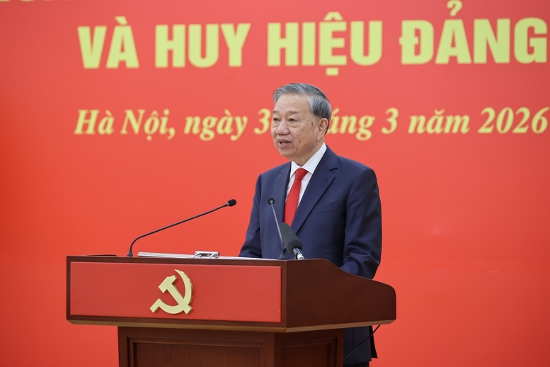 Tổng Bí thư phát biểu tại buổi lễ Tổng Bí thư phát biểu tại buổi lễ