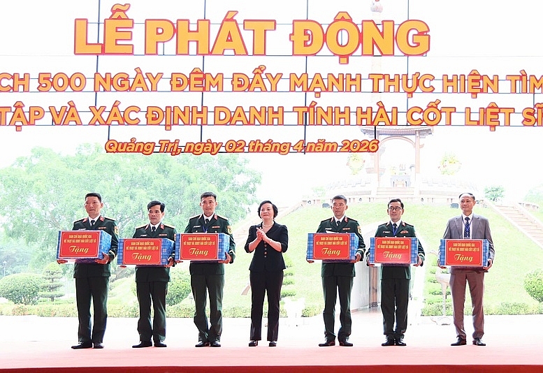 Phát động Chiến dịch 500 ngày đêm tìm kiếm, quy tập và xác định danh tính hài cốt liệt sĩ quy tập và xác định danh tính hài cốt liệt sĩ