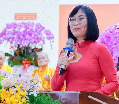 Phó Chủ tịch UBND tỉnh Đồng Nai Nguyễn Thị Hoàng phát biểu tại Đại hội Phật giáo Đồng Nai nhiệm kỳ 2026–2031 Phó Chủ tịch UBND tỉnh Đồng Nai Nguyễn Thị Hoàng phát biểu tại Đại hội Phật giáo Đồng Nai nhiệm kỳ 2026–2031