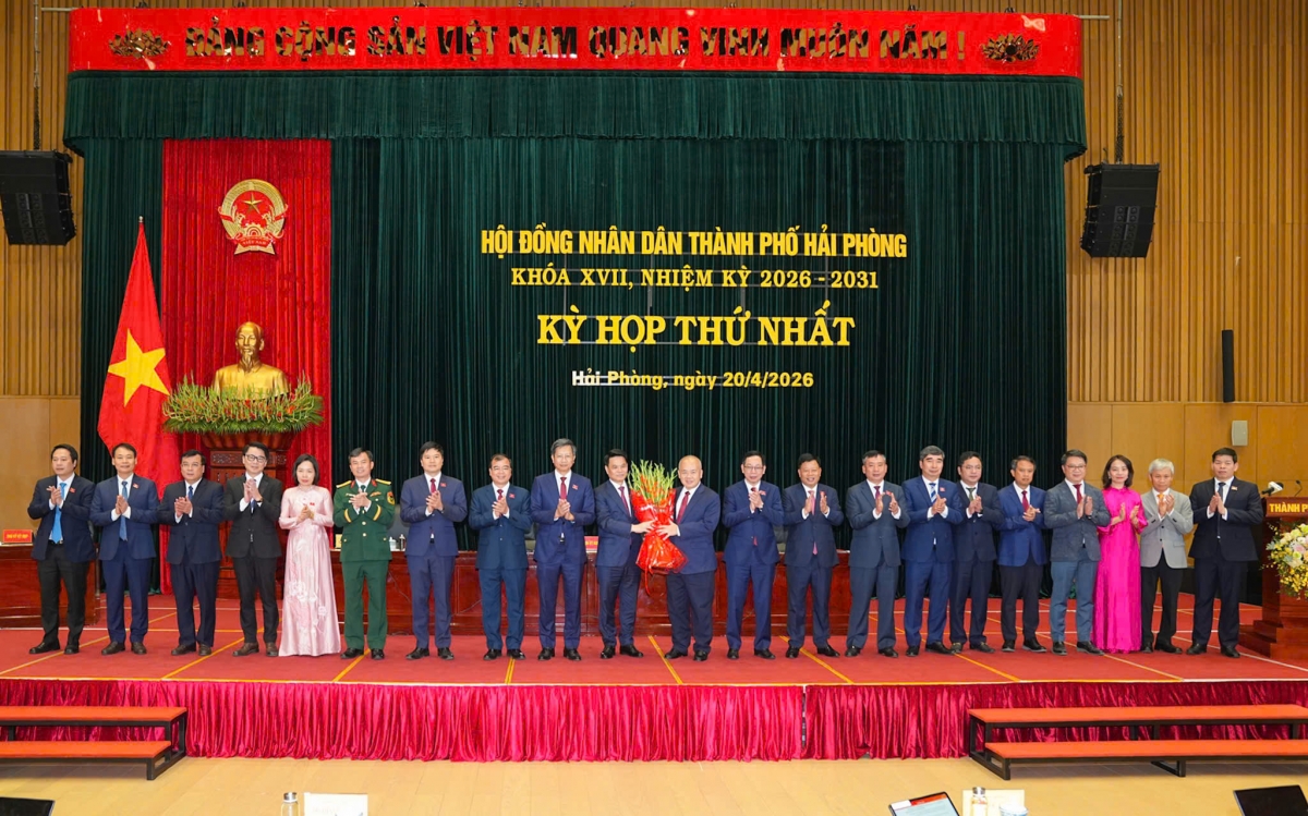 Ông Đỗ Thành Trung giữ chức Chủ tịch UBND TP Hải Phòng nhiệm kỳ 2026 – 2031
