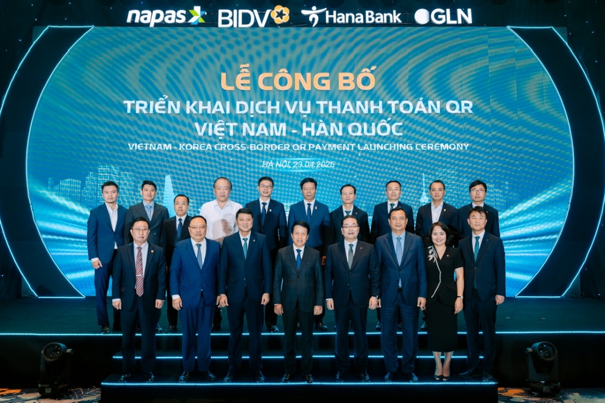BIDV, Hana Bank và các đối tác triển khai dịch vụ thanh toán QR Việt - Hàn