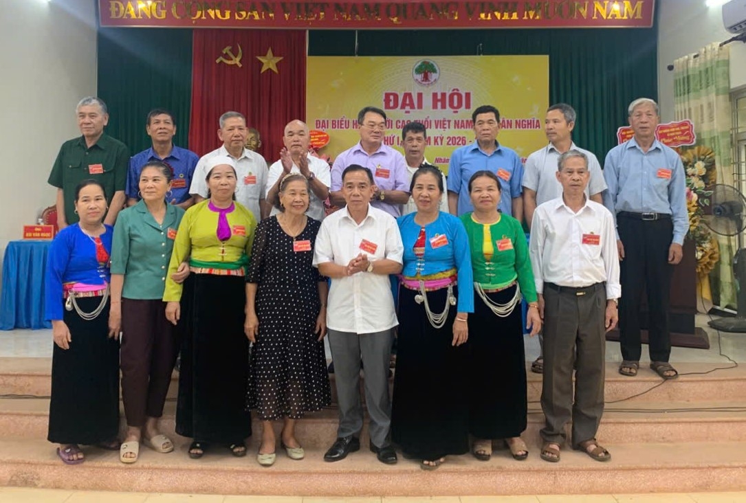 Ban Chấp hành khóa mới, nhiệm kỳ 2026-2031 Hội NCT xã Nhân Nghĩa, tỉnh Phú Thọ ra mắt Đại hội Ban Chấp hành khóa mới, nhiệm kỳ 2026-2031 Hội NCT xã Nhân Nghĩa, tỉnh Phú Thọ ra mắt Đại hội