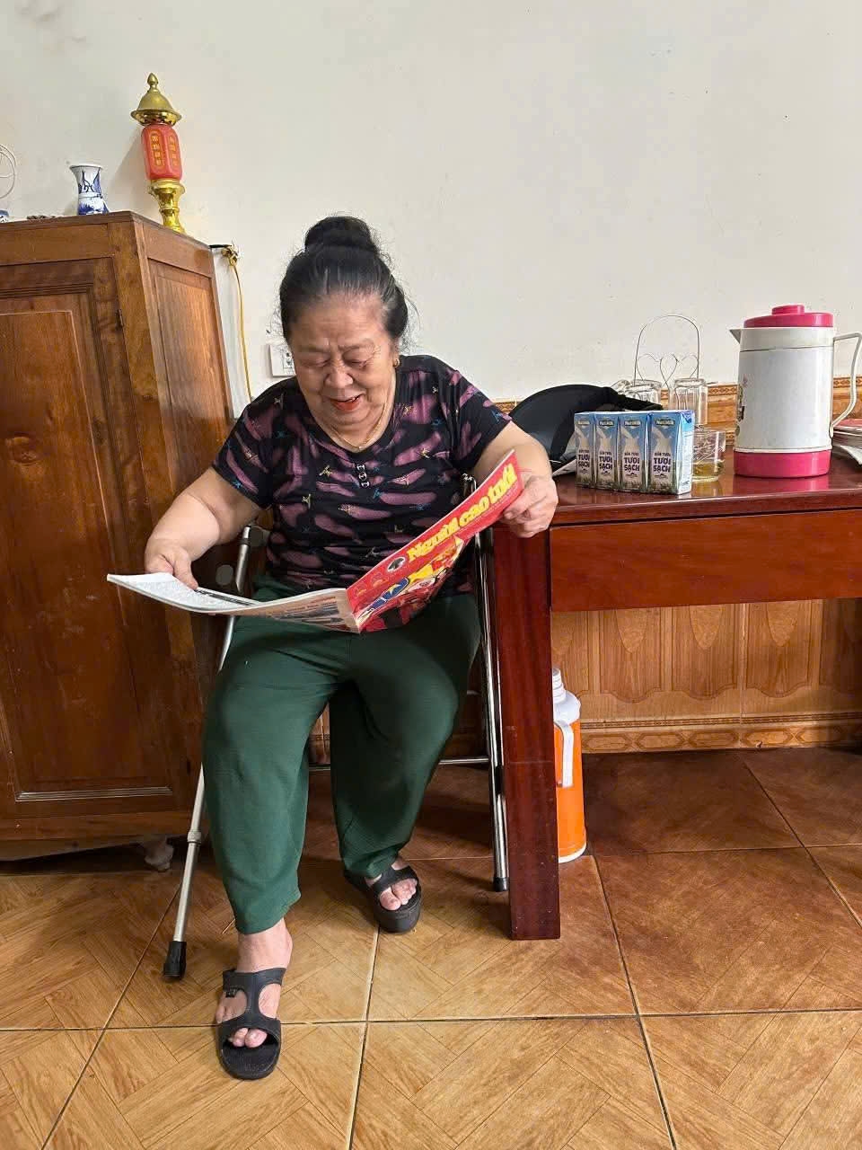 Món quà tinh thần từ Tạp chí Người cao tuổi là nguồn động viên các thương bệnh binh tại trung tâm Món quà tinh thần từ Tạp chí Người cao tuổi là nguồn động viên các thương bệnh binh tại trung tâm
