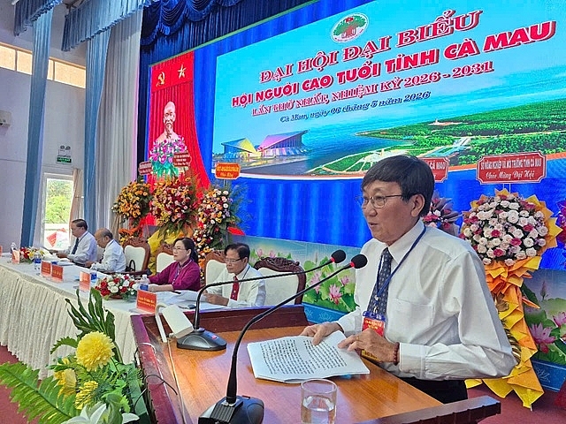 Ông Phạm Anh Tuấn, Chủ tịch Hội NCT tỉnh phát biểu khai mạc tại Đại hội. Ông Phạm Anh Tuấn, Chủ tịch Hội NCT tỉnh phát biểu khai mạc tại Đại hội.