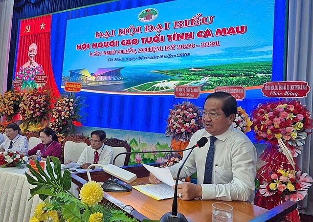 Ông Lê Thanh Triều phát biểu tại Đại hội. Ông Lê Thanh Triều phát biểu tại Đại hội.