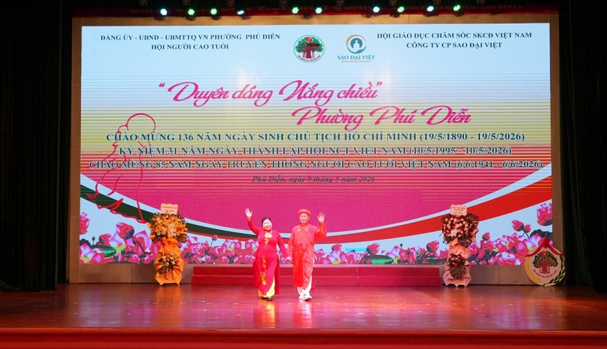 Người cao tuổi sải bước tự tin trên sân khấu “Duyên dáng Nắng chiều” - Lan tỏa tinh thần sống vui, sống khỏe của người cao tuổi