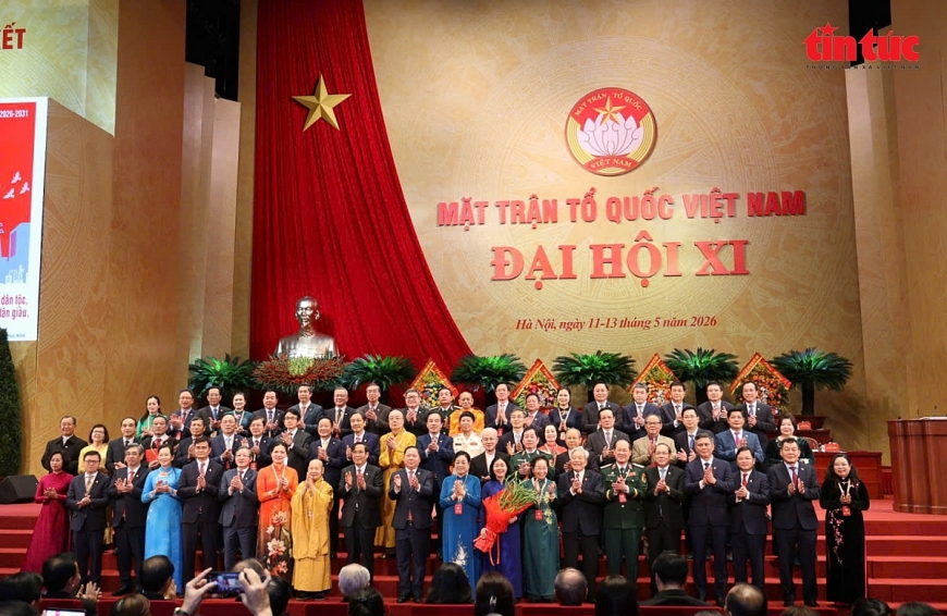Đoàn Chủ tịch Ủy ban Trung ương Mặt trận Tổ quốc Việt Nam khóa XI ra mắt Đại hội Đoàn Chủ tịch Ủy ban Trung ương Mặt trận Tổ quốc Việt Nam khóa XI ra mắt Đại hội